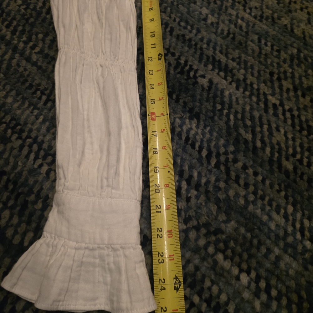 Fashion Brand Company White Ruffle Button Down Shirt - Picture 7 of 7